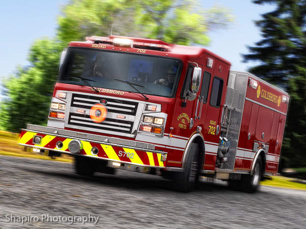 Goldsboro VFC MD Caroline County Fire Rosenbauer Commander engine